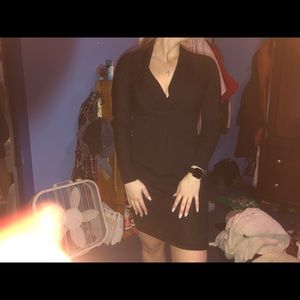 Black work dress super soft